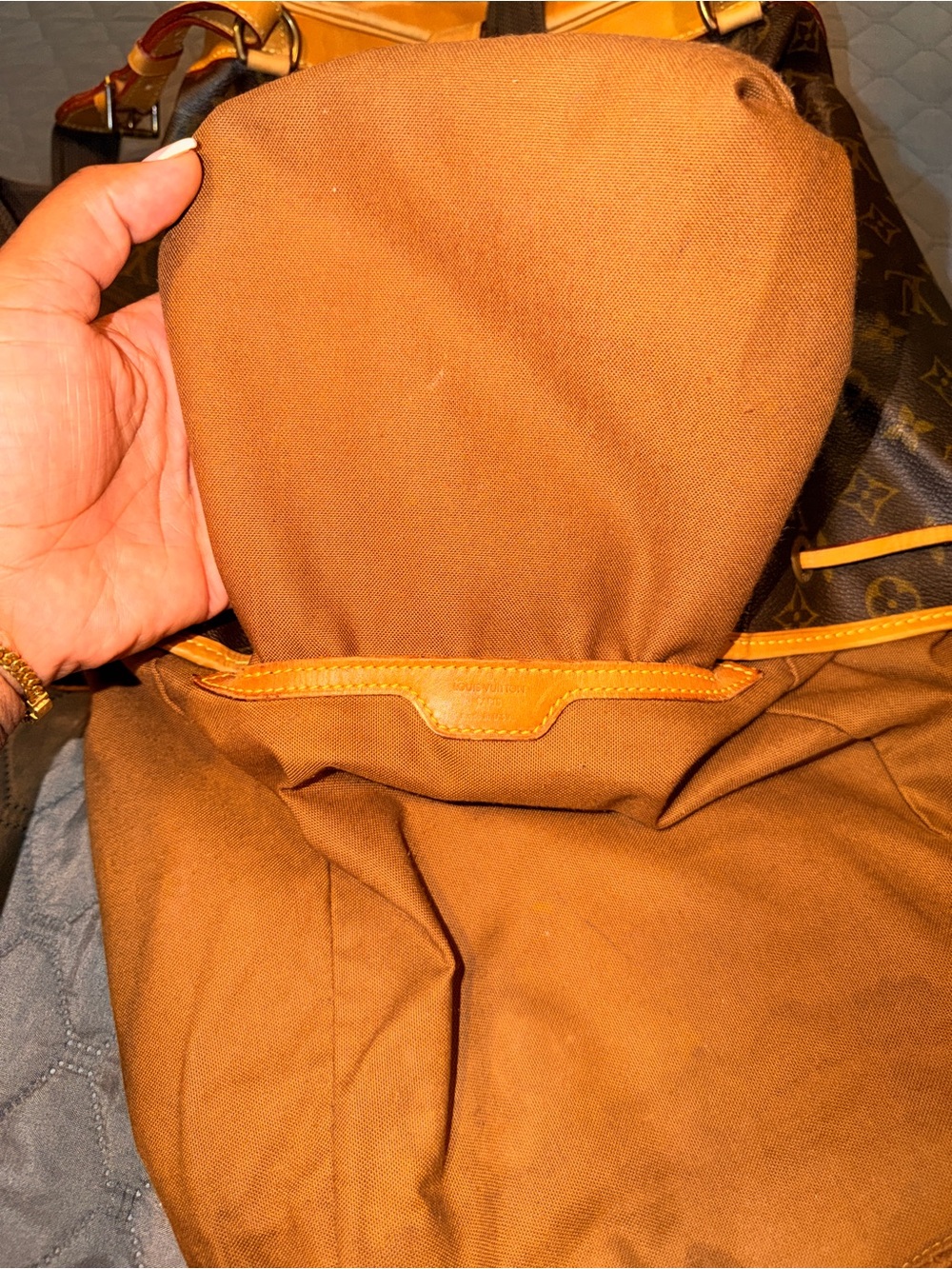 Louis Vuitton Montsouris GM Canvas Backpack - Picture 15 of 16